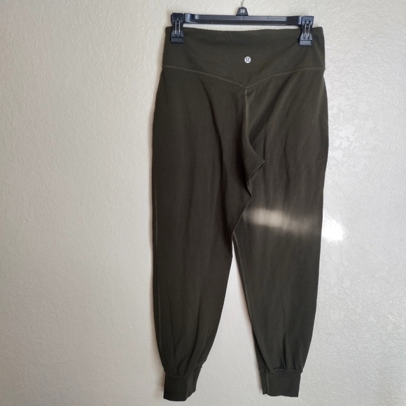 Lululemon Align Jogger 28" Dark Olive Sz 8 - Picture 6 of 7
